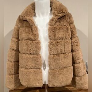 Micheal Kors Faux Fur Luxury Walking Coat NWOT LIMITED EDITION NO LONGER SOLD